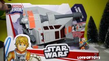 Star Wars Galactic Heroes Snowspeeder & Luke Skywalker Vs. Troopers and Villain