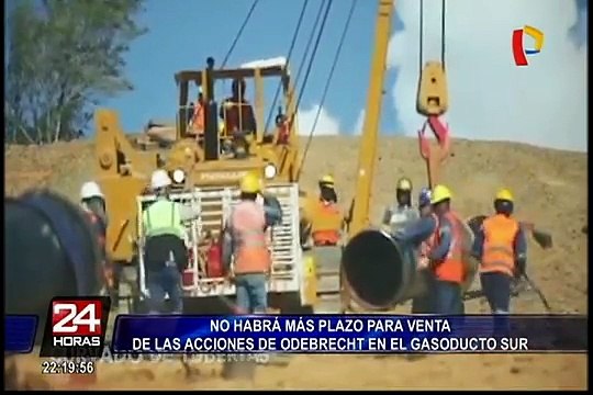 No habrá más plazo para la venta de acciones de Odebrecht en Gasoducto Sur