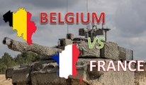 BELGIUM vs FRANCE Military Power Comparison - Belgian Army VS French Army