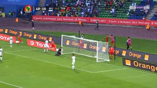 أهداف مباراة تونس 2 1 الجزائر كأس أمم إفريقيا تعليق عصام الشوالي 19 1 2017