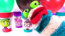 Teen Titans GO! Toy Surprise Balloon Cups! Blind Bags & Mashems