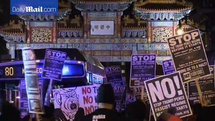 Protesta kunder trump ne  Washington LAJMIFUNDIT.AL