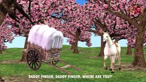 Horse Finger Family Cartoon Nursery Rhymes | Horse Finger Family Song