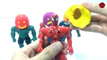 #Learn Colors Play Doh Superhero Hulk Spiderman Finger Family Song Nursery Rhymes #VVD Kids 107