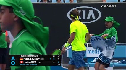 Avustralya Açık: Mischa Zverev - Malek Jaziri (Özet)