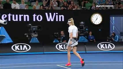 Avustralya Açık: Eugenie Bouchard - Coco Vandeweghe (Özet)