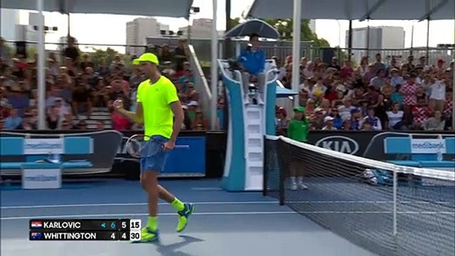 Avustralya Açık 2017: Ivo Karlovic - Andrew Whittington (Özet)