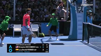 Avustralya Açık 2017: Ernesto Escobedo - David Ferrer (Özet)