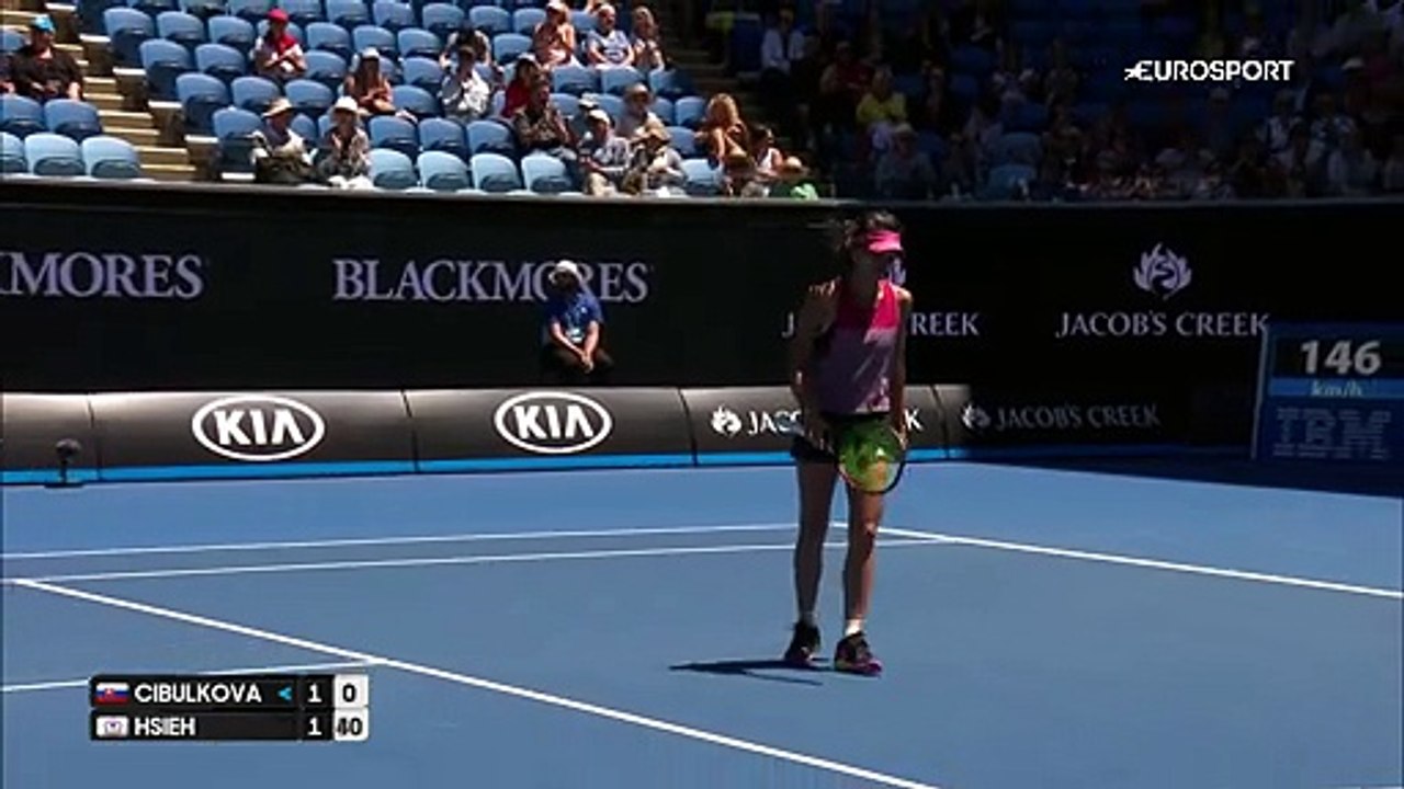 Avustralya Açık 2017: Dominika Cibulkova - Su-Wei Hsieh (Özet)