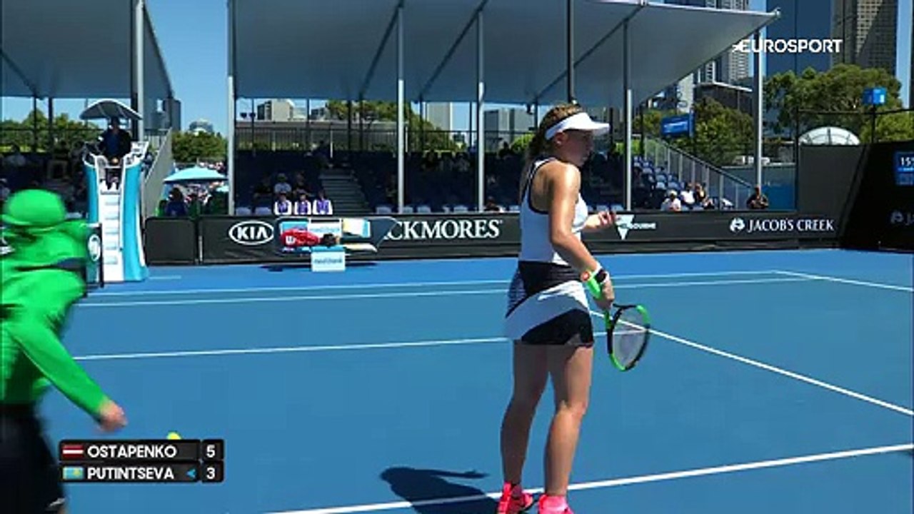 Avustralya Açık 2017: Jelena Ostapenko - Yulia Putintseva (Özet)