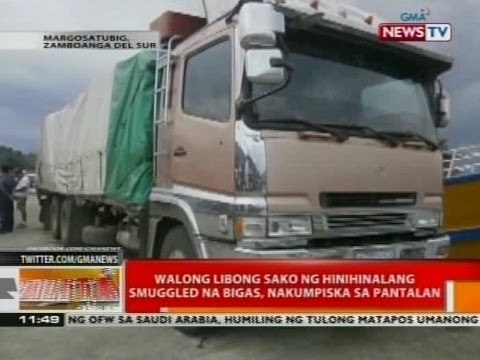 BT: 8,000 sako ng hinihinalang smuggled na bigas, nakumpiska sa pantalan