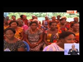 Don de la fraternité Eternel vie de la paroisse Saint-Jean marie Vianey de vridi cite aux veuves