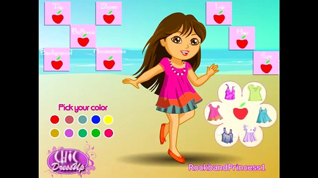 Dora The Explorer Dora Grown Up Dress Up Game Dora Games video