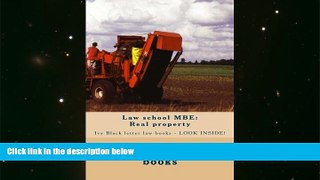 Audiobook  Law school MBE: Real property: Ivy Black letter law books - LOOK INSIDE! Ivy Black