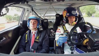 Sуbastien Ogier in Taxi Monte Carlo Special. Volkswagen Polo WRC