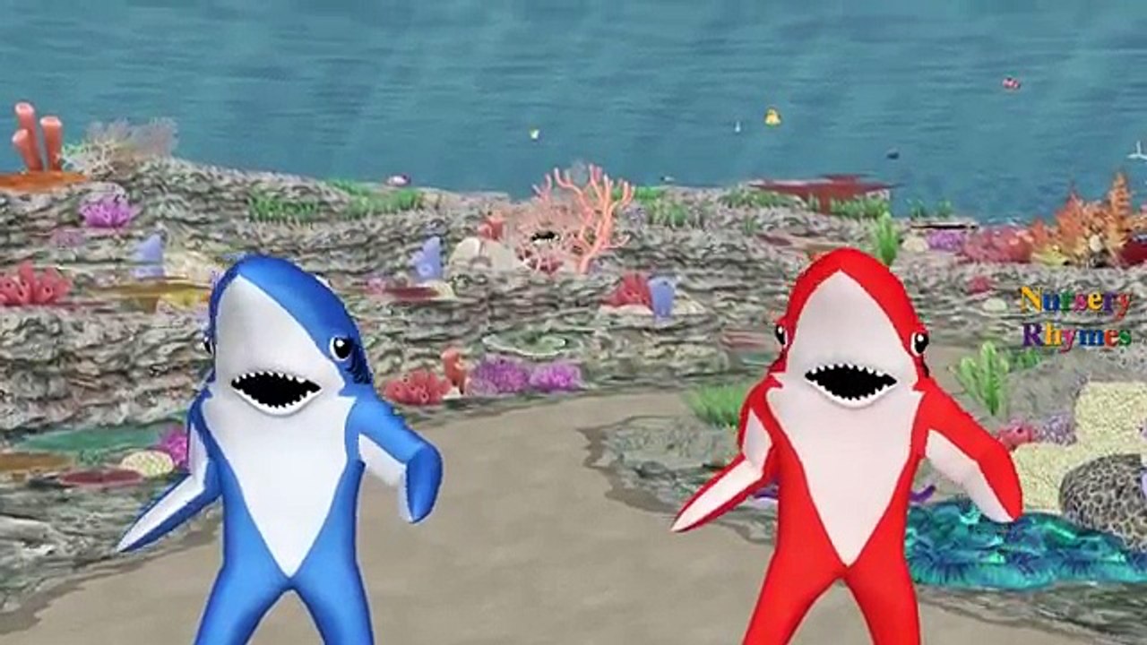 Finger Family Elephant Hippo Sharks Cartoons | Ringa Ringa Roses Hokey Pokey Nursery Rhymes