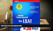 Read Book Arco Teach Yourself Lsat in 30 Days (Arcos Teach Yourself in 24 Hours Series) Thomas H.