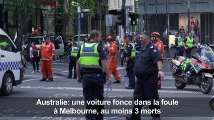 Australie: une voiture fonce dans la foule à Melbourne
