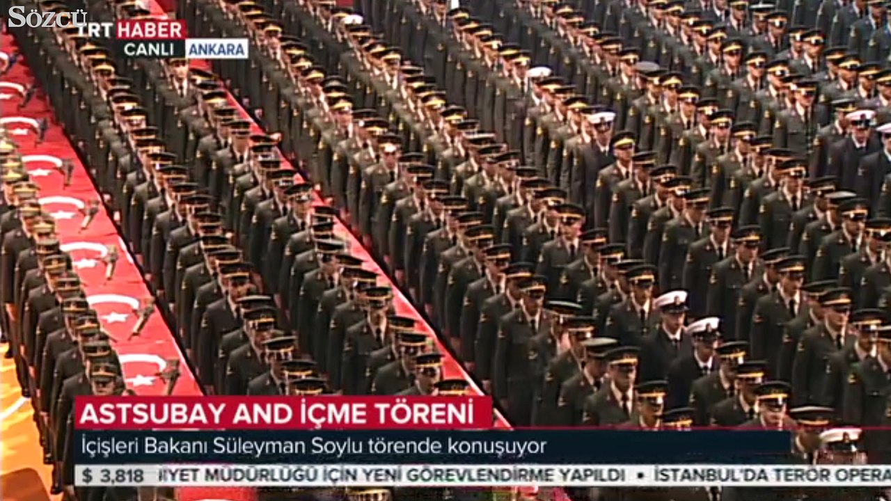 Süleyman Soylu'nun katıldığı törende, asker canlı yayında bayıldı