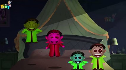 Halloween most popular song kids / Five Little Zombies Jumping On The Bed | Nursery Rhymes for Kids