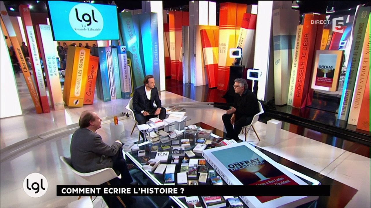 Michel Onfray présente son dernier essai : «Décadence»