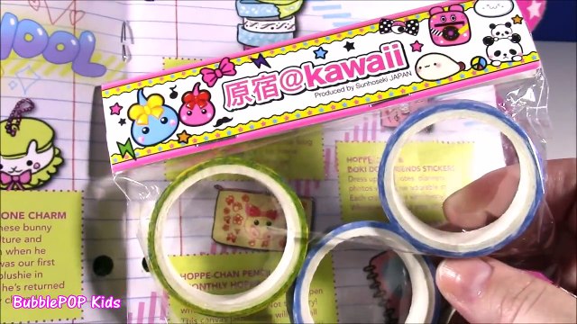 DOKI DOKI Box Открытие! CRATE Школа Поставка! Плюшевый мишка Cookie Notebook PEN! FUN Подписка BOX!