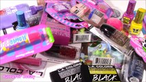 DOLLAR Tree Beauty Haul! Kids Makeup EYESHADOW Book Shimmer SPRAY Emoji Nail Polish Lips! MLP