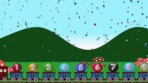 Поезда для детей учим цифры от 1 до 10 развивающие мультфильмы для детей, чтобы узнать