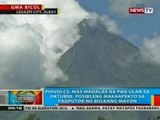 Phivolcs: Mas madalas na pag-ulan sa Oktubre, posibleng makaapekto sa  pagputok ng bulkang Mayon