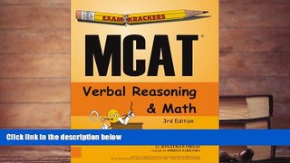 Read Book ExamKrackers MCAT Verbal Reasoning and Math 3rd Edition Jonathan Orsay  For Online