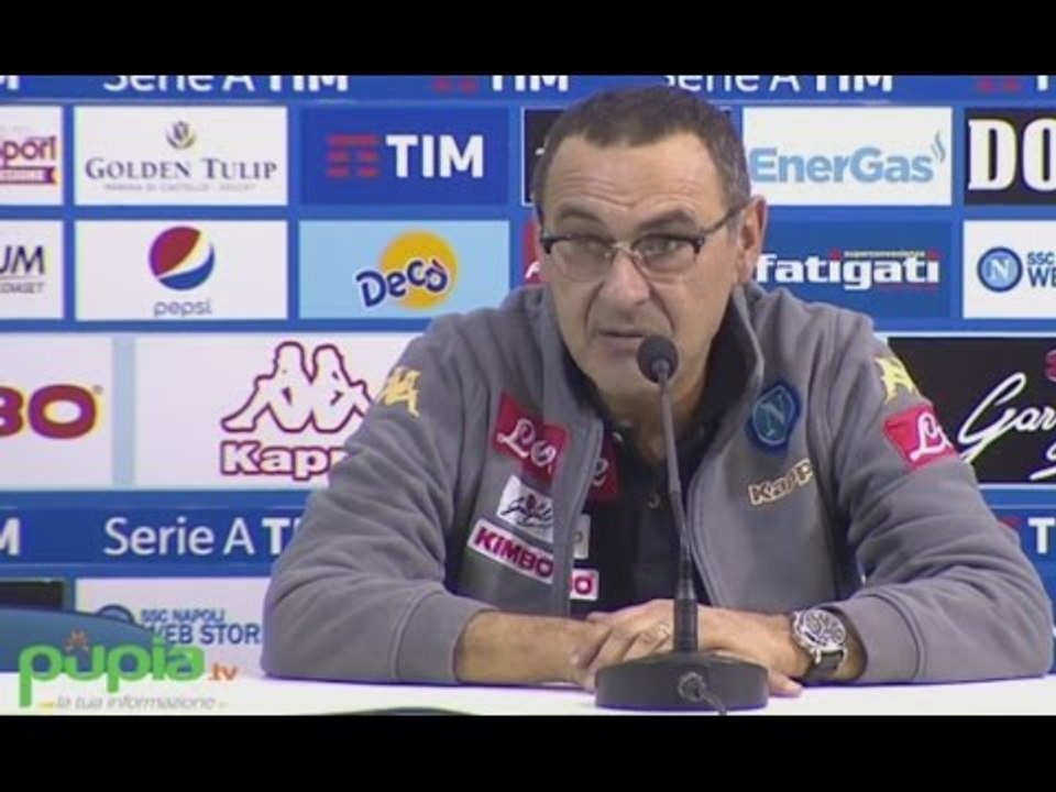 Napoli-Pescara 3-1 - Il commento di Sarri in conferenza stampa (16.01.17)