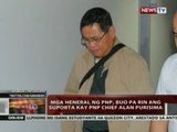 QRT: Mga heneral ng PNP, buo pa rin ang suporta kay PNP Chief Alan Purisima