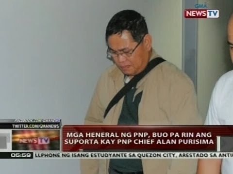 QRT: Mga heneral ng PNP, buo pa rin ang suporta kay PNP Chief Alan Purisima