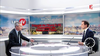 Les 4 Vérités - Bruno Le Maire : "Emmanuel Macron est une coquille vide"