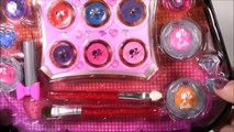 Barbie Purse Perfet Makeup Case! Lip Gloss Shimmer Cream BLUSH! Barbie BFF Lip Gloss Jewelry!
