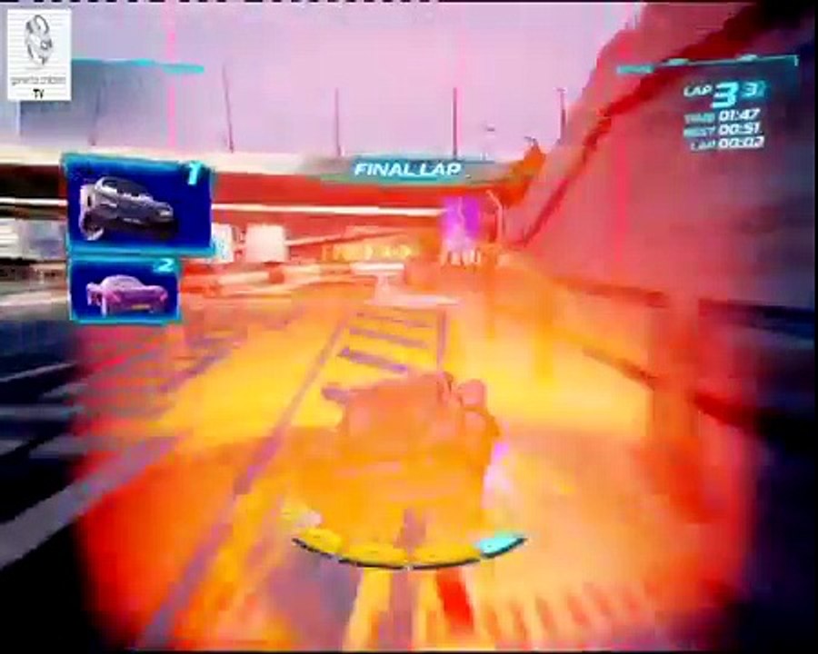 Cars 2 Game - London Race Carbon Fiber Lightning Mcqueen - Terminal Sprint - Disney Car Games