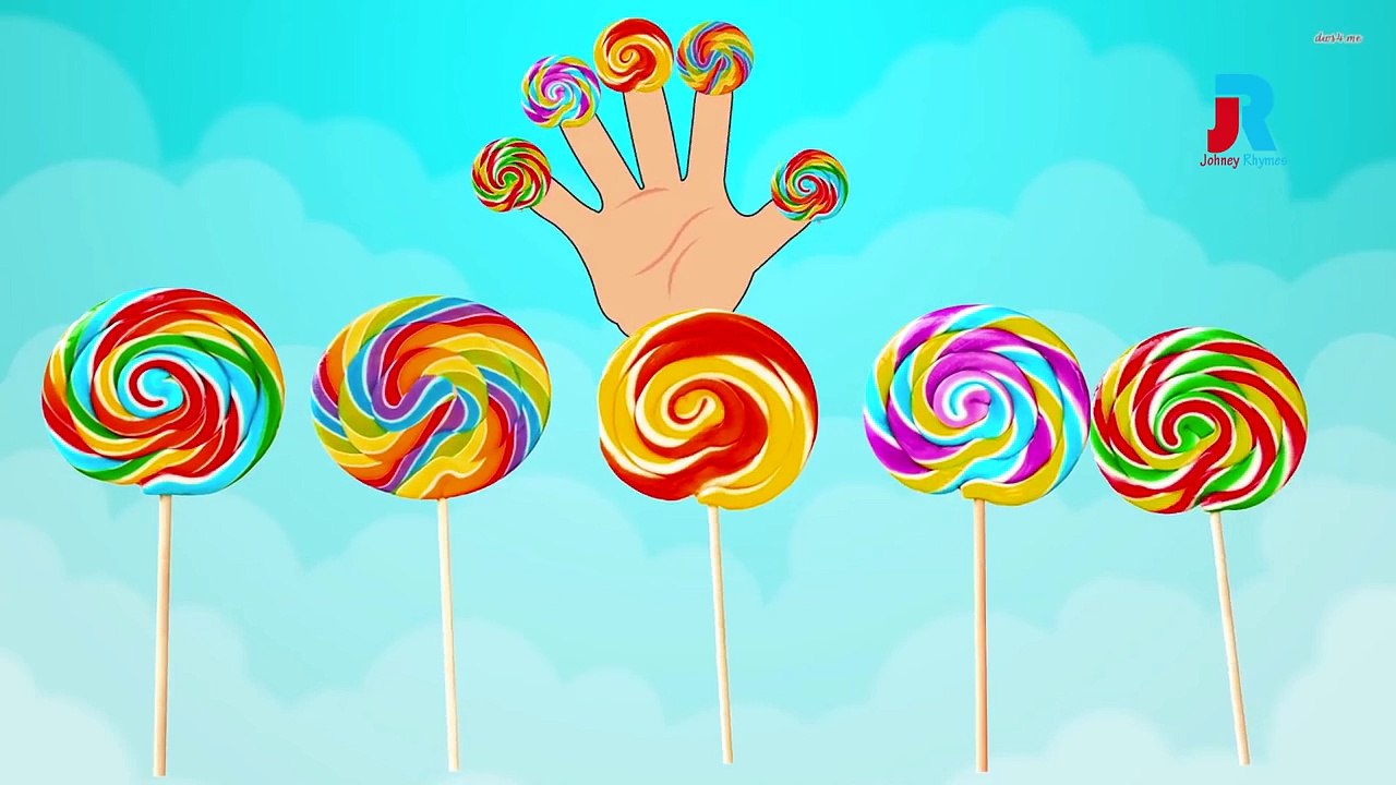 LOLLIPOP Finger Семья | Палец Семейные песни |...