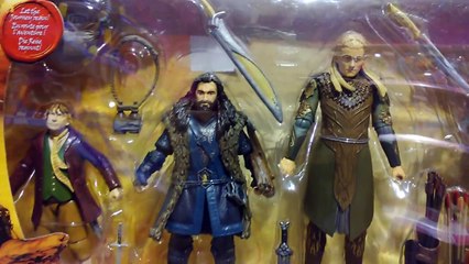 The Hobbit - Bilbo Baggins, Thorin Oakenshield, Legolas & Tauriel Figure /4-Pack/ - TV Toys