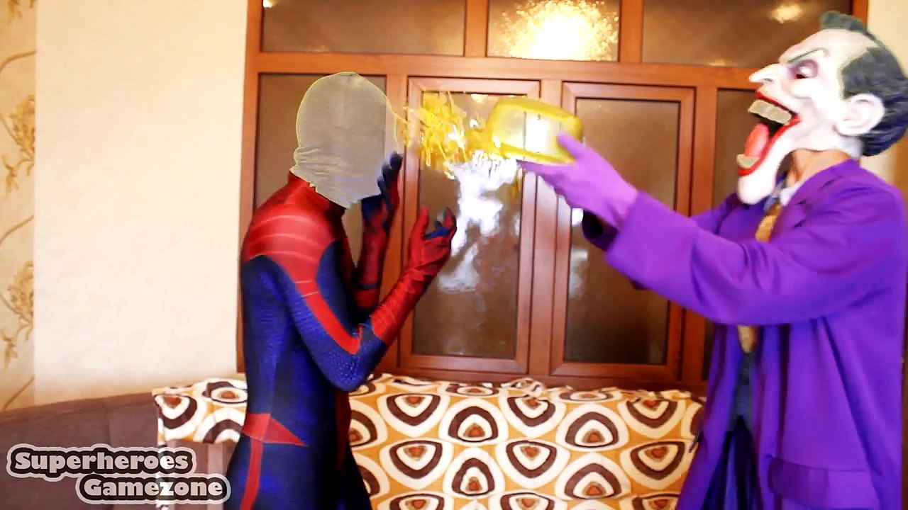 Spiderman vs Gorilla vs Venom vs Hulk w/ Frozen Elsa & Joker Toilet - Funny Superhero in Real Life