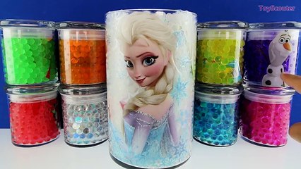 GIANT ELSA ORBEEZ Surprise Jar - Disney Frozen Toys Egg Minecraft Hello Kitty
