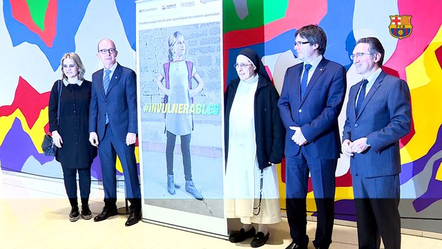 Declaracions de Jordi Cardoner i Sor Lucía Caram a la presentació del projecte “Invulnerables”
