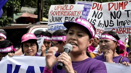 Protestas en Asia y Europa contra Trump el día de su investidura