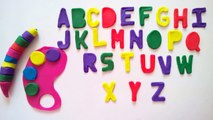 Learn Alphabet with Paint Palette and Paint Brush