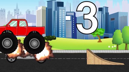 Monster Trucks Crushing Cars and Teaching Children to Count