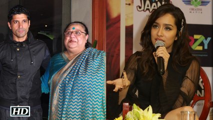 Shraddha Reacts on her alleged Rift with Farhan Akhtar's Mom