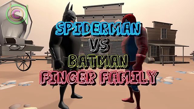 Spidermen vs Batman Epic Battle Comic Finger Family | Superhero Finger Family in 3D