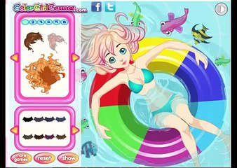 Summer Swimming Pool Girl For Kids
