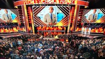DWAYNE THE ROCK JOHNSON WINS 2017 PEOPLES CHOICE AWARDS & PART OF SPEECH IS BLEEPED OUT AT 2-35 MARK