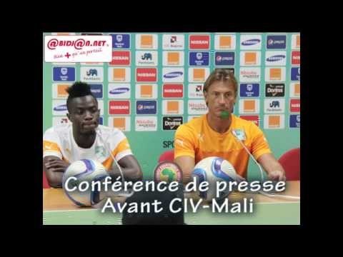 CAN 2015: Hervé Renard et Bailly Bertrand en conférence avant le match contre le Mali