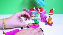 Pocoyó en Navidad Pocoyo Christmas Play Doh Pocoyo Bath Water Toys Float n Squirt with Elly & Pato